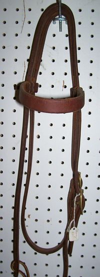 3/4" Harness Browband Headstall Tie Ends