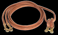 Flat Harness Leather Draw Reins