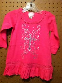 Cowgirl Hardware Infant Ruffle Dress With Bling