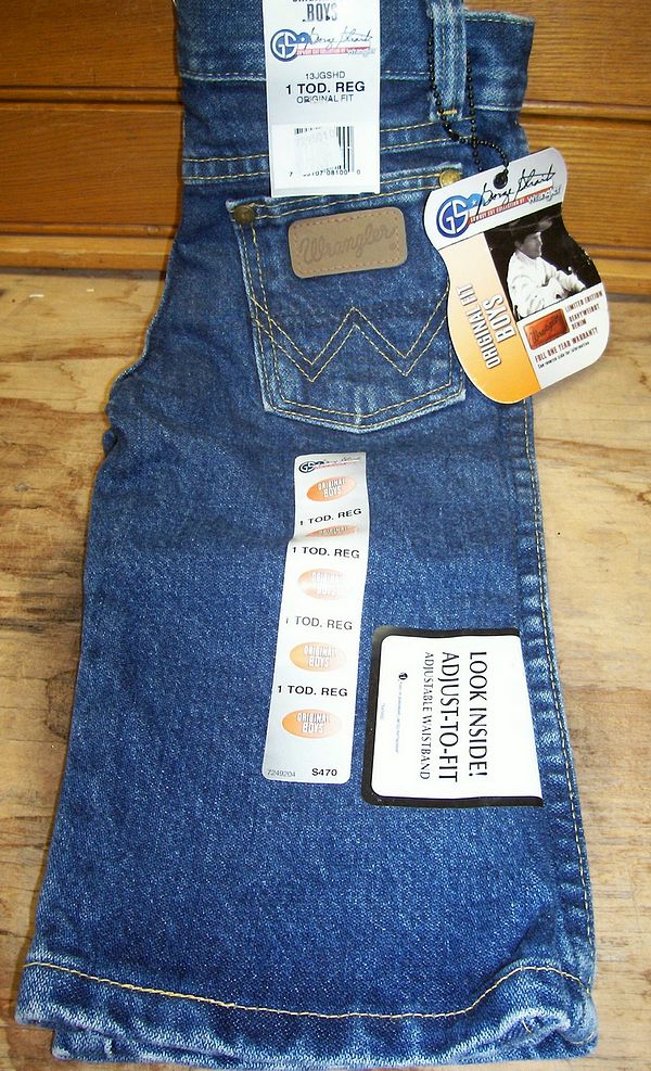 Wrangler George Strait Toddler Boys Cowboy Cut Jeans